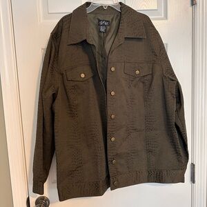 Women’s Faux Snakeskin Jacket